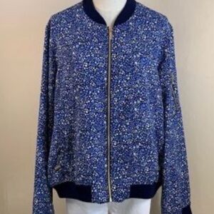 Michael Kors Floral zip up jacket